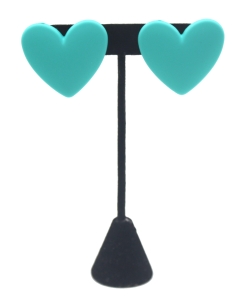 X-Large Extra Lovely Heart Stud Earring ES700118 MINT
